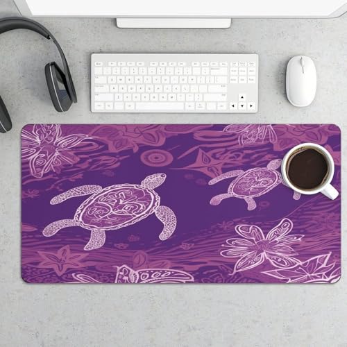 Mouse Pad Grande Hawaii con Tortuga de Mar Púrpura miniatura 5