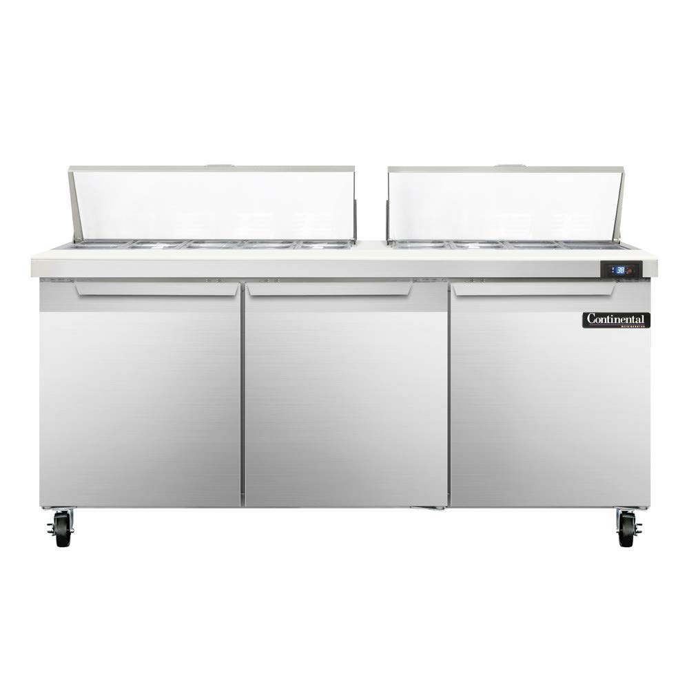 SW72-18C Sandwich Unit by Continental Refrigerator – 20.6 cubic_feet