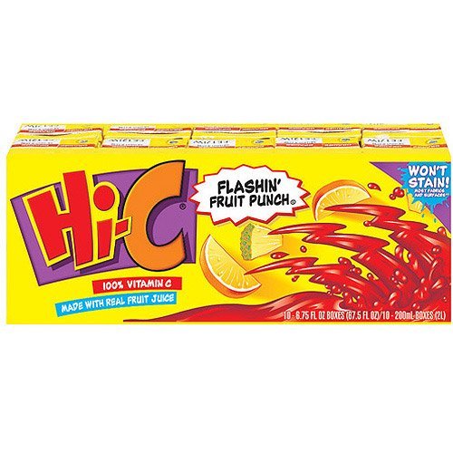 HI-C FRUIT DRINK SPLASHING FRUIT PUNCH 10 CT