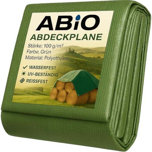 Abdeckplane Wasserdicht mit Ösen Plane Gewebeplane Tarp...