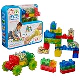 Goliath Jelly Blox Vrroom! Truck Kit | Includes 35 Blocks | Toddler & Preschool Building Blocks Kids Can Squeeze, Stretch, Squish | MESH ACCREDITED | Safety Tested Ouch-Free | Sensory Play Toy Ages 2+