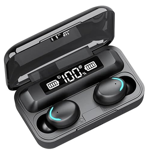 Kabellose Kopfhörer, Bluetooth 5.1, HiFi, Stereo, kabellose Kopfhörer mit Touch-Steuerung, eingebautes Mikrofon, IPX7 wasserdicht, kompatibel mit allen Android- und iPhone-Handys Cover