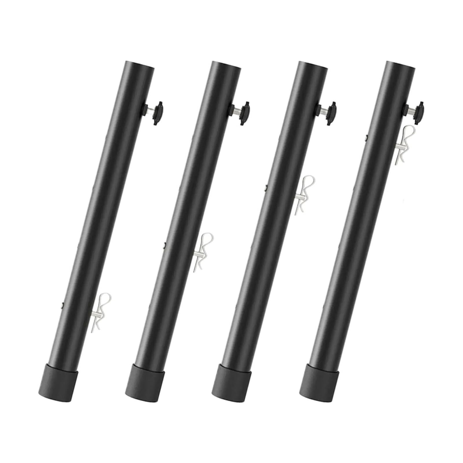 Elevador de patas mesa de metal desmontable con rango ajustable de 3.6 a 17.32 pulgadas