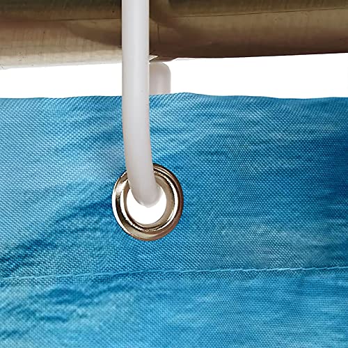 Rideau de douche 180x200cm polyester avec deux dauphins KnSam - 4
