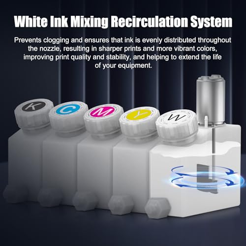 Image of EXPLUX 24 inch Wide Format DTF Printer Dual XP600 Printheads Industrial-Grade | Built-in White Ink Circulation, Film Cutter, Scheduled Auto-Cleaning, A1 Bundle with Shaker Dryer for High-Volume Production