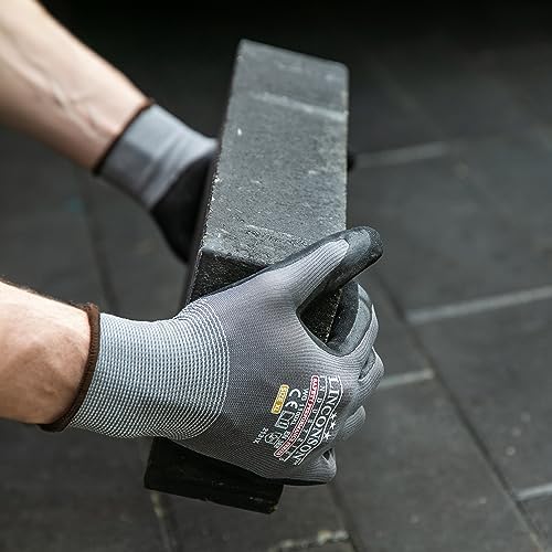 LINCONSON 12 Pack Safety Performance Series Construction Mechanics Work Gloves - 2
