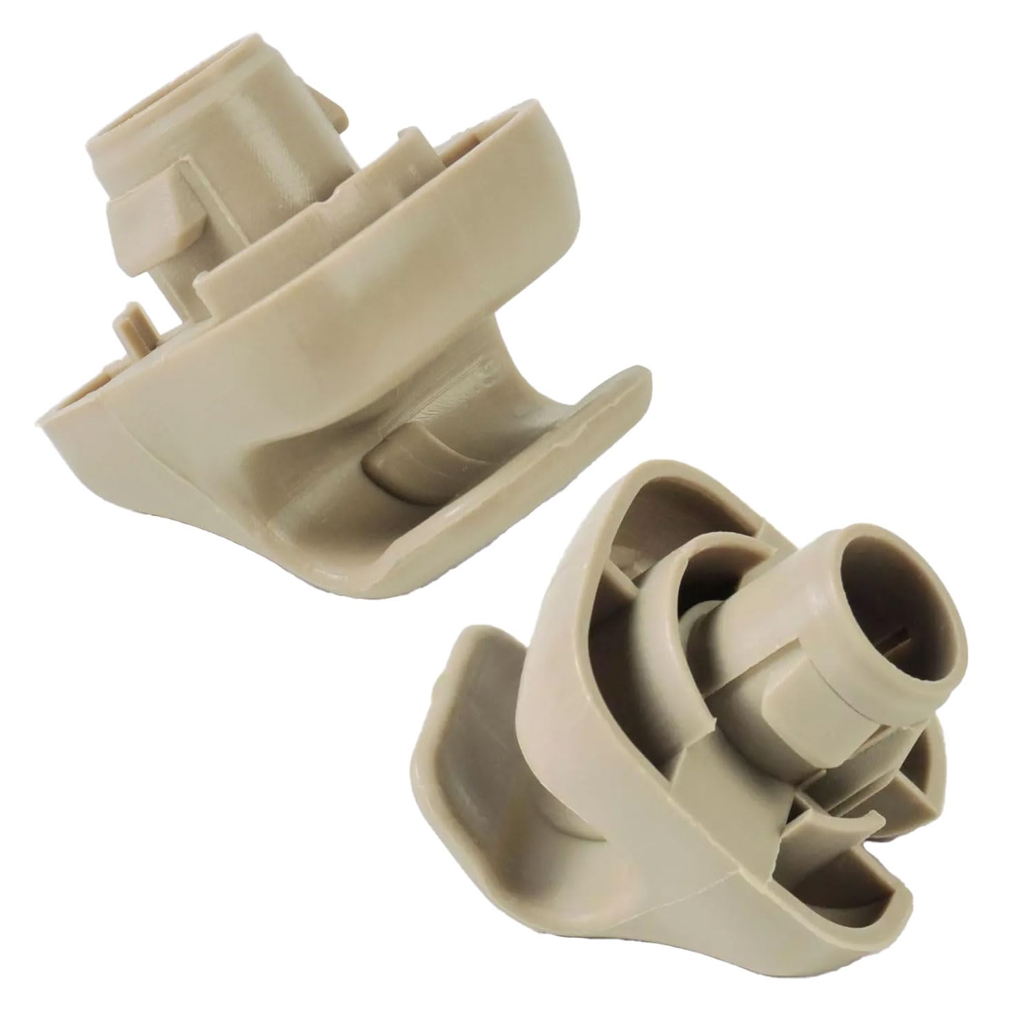 UpAmcarker 88217S01A01ZA Interior Sun Visor Clips Sunvisor Retainer Clips Sunvisor Clip Compatible with Civic CR-V Acura TSX RSX, 88217-S04-003ZA (Beige)