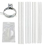 Ring Sizer Adjuster for Loose Rings – 8 Pack, with 4 Sizes for Different Band Widths 3mm to 5mm & Ring Width: 1mm-8mm – Ring Guards for Women Loose Rings