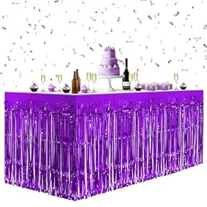 Watch Me Fly Lametta Tischröcke 2 Stück