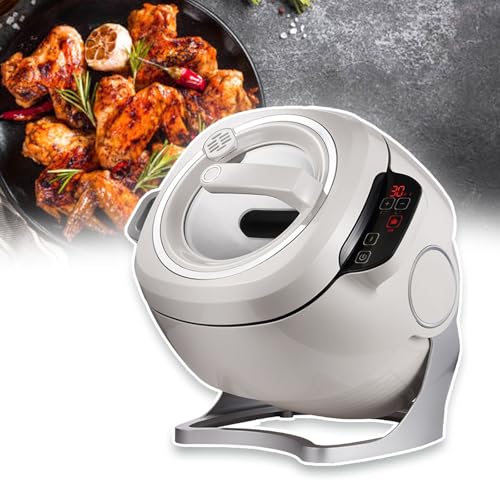 Procesador de alimentos comercial de 360° - Tipo tambor con calentamiento 3D, potencia ajustable en 3 velocidades, ideal para uso doméstico y en restaurantes, preparación eficiente de alimentos.