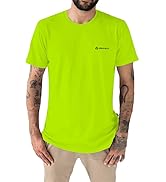 URBAN BUCK Men Athletic Sun Protection Shirts Regular Pro-Fit UPF 50+ Short Sleeves Quick Dry Wor...
