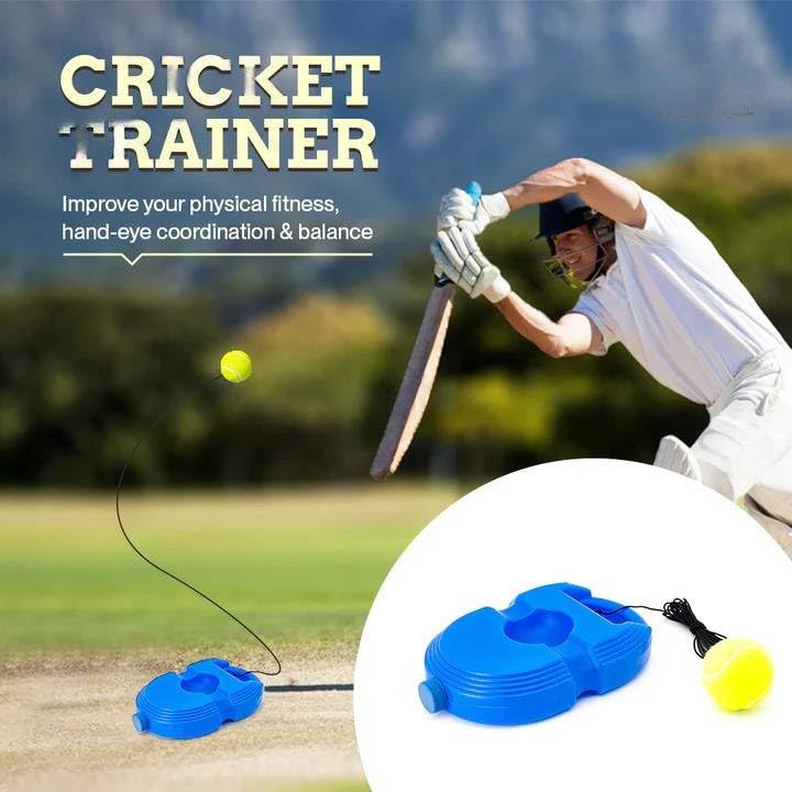 Nylon, Rubber Tennis & Cricket Rebound Ball with String | Solo Training Equipment for Self-Practice | Cricket Ball for Bat Practice (Set of 01), Yellow 4 51zB+90TgtL