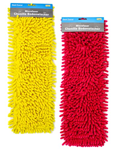 Selldorado®® 2 Fundas de Recambio para mopa de Suelo - Funda de mopa de Microfibra - mopa para una Limpieza a Fondo de su Espacio Vital (2...