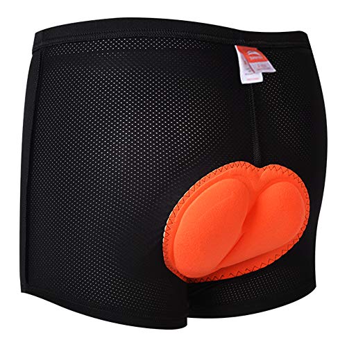 ANGTUO Mujeres Calzoncillos Acolchados 3D Ciclismo Pantalones Cortos Pantalones a Prueba de Golpes con Alta Permeabilidad al Aire