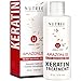 Amazonliss Brazilian Keratin Smoothing Treatment, Blowout Straightening System for Dry and Damaged Hair - One Step Protein Hair Treatment Formaldehyde Free,Eliminates Curls and Frizz(Keratin 2.02oz)