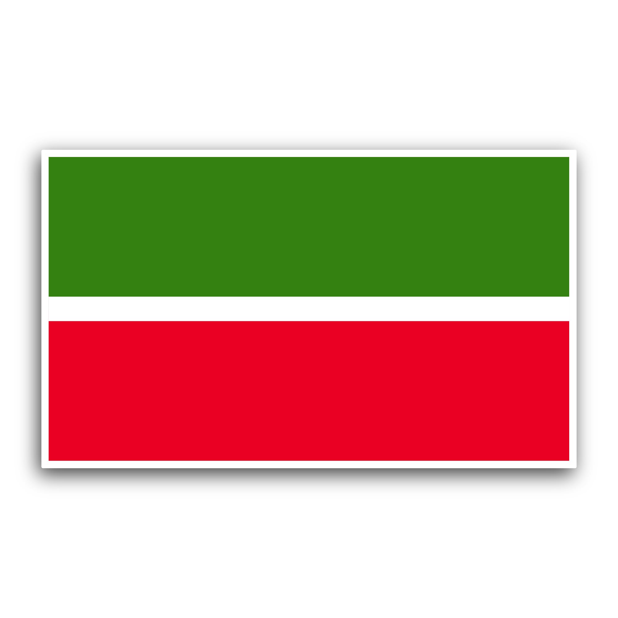 2 (Pieces) 3" and 5" Tatarstan Flag Sticker, Waterproof Vinyl Decals for Many Purpose Like Cars, Trucks, Laptops, Phones, Windows and More