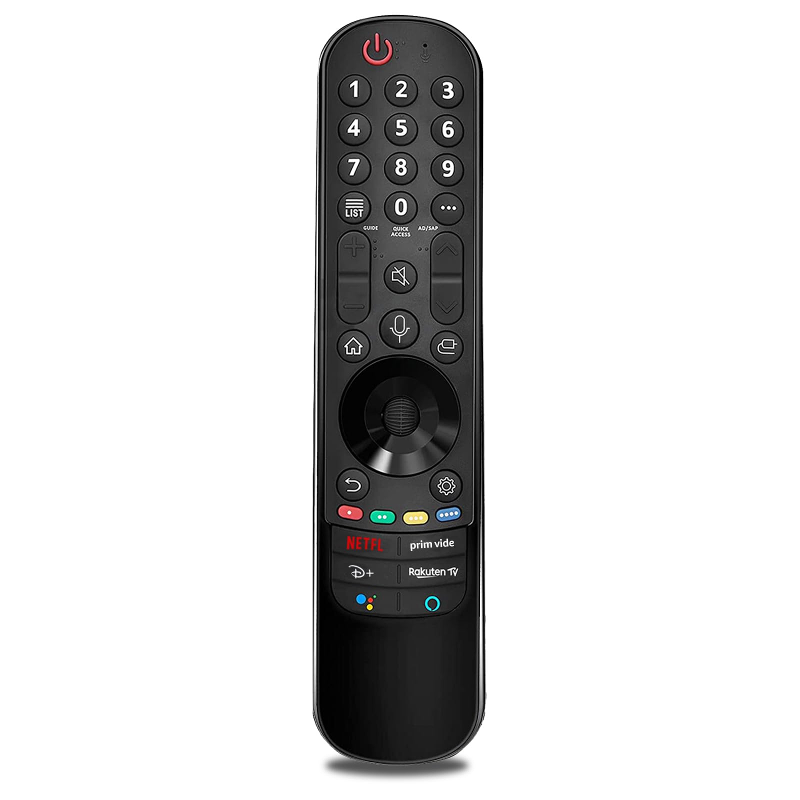 Riry Magic Mando para LG Smart TV con Puntero y Función de Voz – Mando a Distancia Universal Compatible MR21GA MR22GA MR23GA MR24GA, Control Remoto para LG UHD OLED QNED NanoCell 4K 8K TV