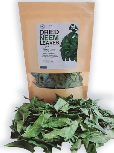 Neem Leaves Whole Naturally Grown Premium Leaf Pure Dry Fresh 3 oz / 85g Neem Tea