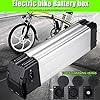 XBERSTAR Battery Box for Ebike 36V/48V Lithium Battery 18650 Large Shell Case Holder Bike (DC Charging Port) #4