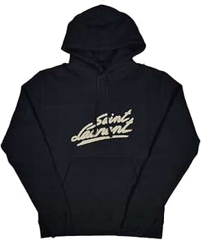 サンローランスクウェア付きフーディ（グレー／コットンフリース） サンローランスクウェア付きフーディ（グレー／コットンフリース