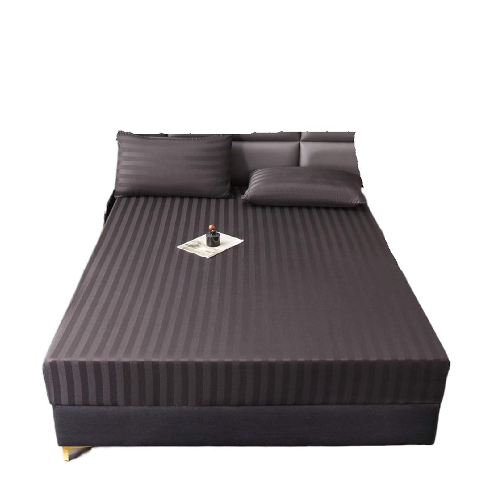 Wasserdichter Matratzenbezug Glattes Bettlaken, hautfreundliches Spannbettlaken, Sommerbettbezug, Einzel-/Queen-/Kingsize-Bettwäsche(Color04,120x200cm 3pcs Set)