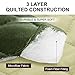 RHF Reversible Recliner Chair Cover, Pet Cover for Furniture, Machine Washable Double Diamond Quilted (Recliner-Small: Huntergreen/Sage)