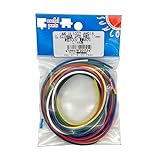 UL1007 AWG18 【6色×各1m】 電子工作用 配線コード 耐熱ビニル電線 サンコー電商（黒 白 赤 黄 緑 青）