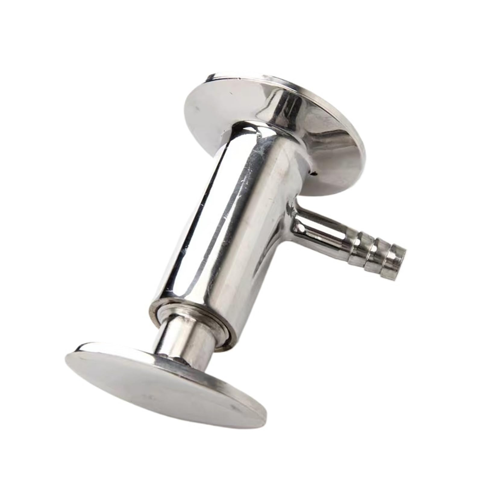 Iddcmwnb One Color 1.5" Sanitary Ferrule Tri Clamp Type Food Elliptic Sampling Valve Stainless Steel Ss304 Sample