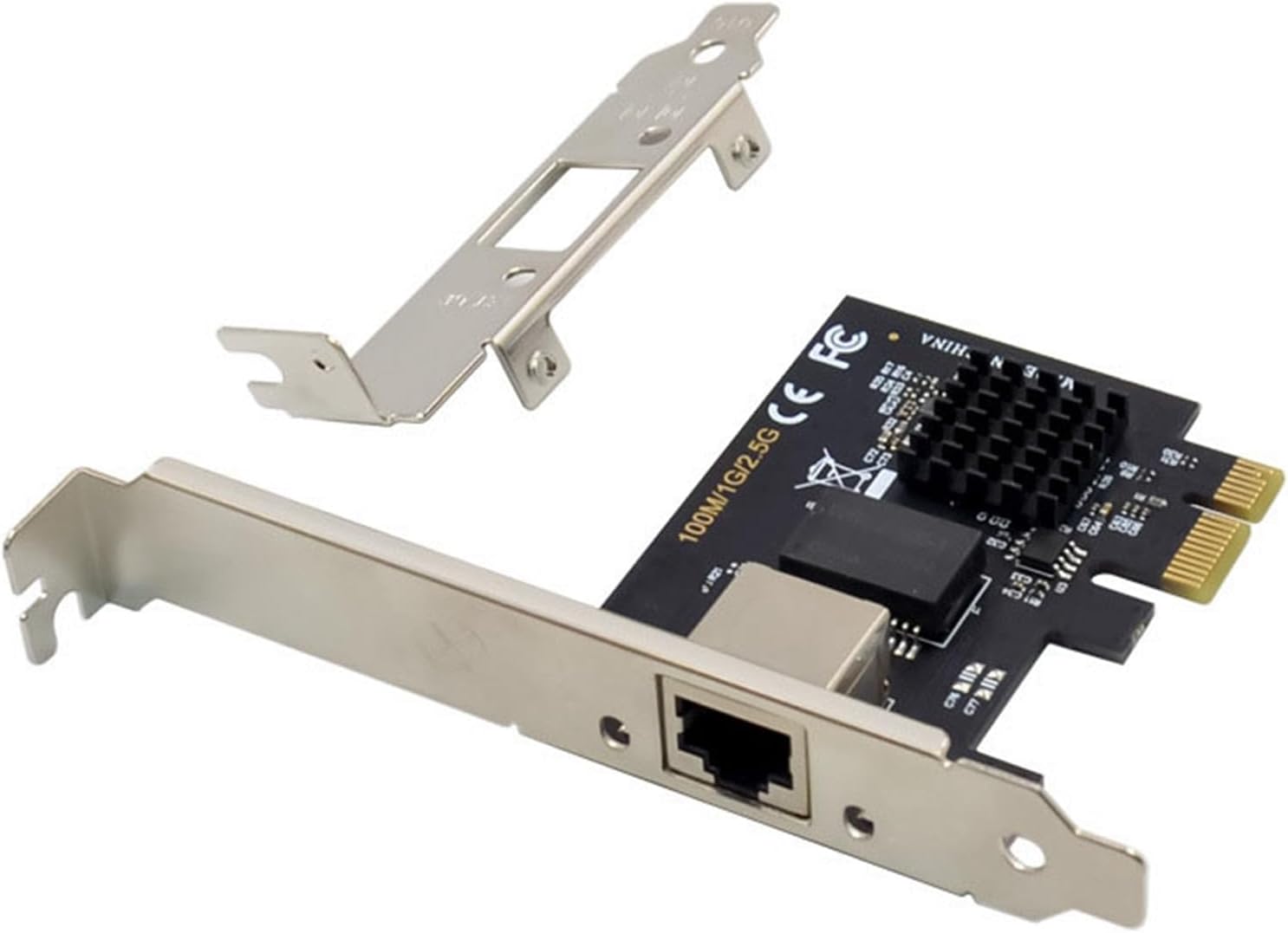 Ofgepi(オフゲピ) 2X PCI-EギガビットイーサネットアダプタPCI-E X1 RTL8125B、シングル電気ポート、10  ポートを増やしタイ PCI Express×1接続 ギガビットイーサネットホストインターフェイスカード Ver.3 (CIF-GBE3)