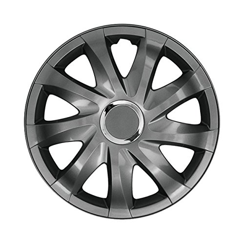Eight Tec Handelsagentur (Farbe und Größe wählbar!) 16 Zoll Radkappen Drift (Graphit) passend für Fast alle Fahrzeugtypen (universell) Eight Tec Handelsagentur (Farbe und Größe wählbar!) 16 Zoll Radkappen Drift (Graphit) passend für Fast alle Fahrzeugtypen (universell)