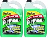 Prestone AS-657 Windshield Washer, 1 gal, Bottle, Clear Green, Liquid (Pack of 2)
