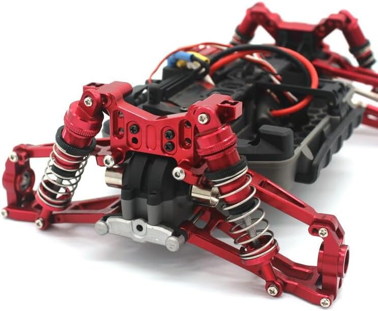 Miniatura 2 de RWLZLB 2 piezas de montaje de choque de metal delantero y trasero, piezas de actualización de automóvil a control remoto, 16170 16180, para Hyper Go