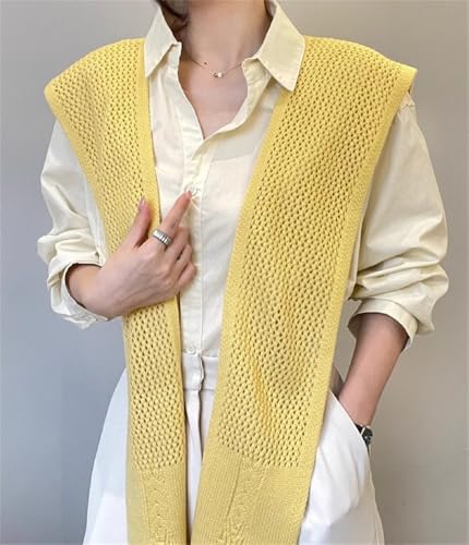 Women's Knitted Knotted Shawl Wraps Hollow Solid Cape Casual Travel Scarf Shoulder Tops Spring Summer Fall2