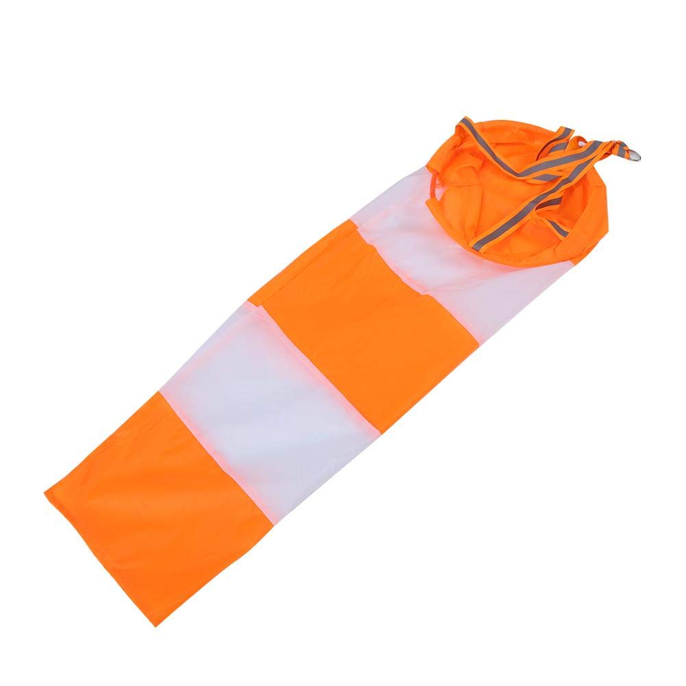 Manica A Vento Fluorescente - 0.8m, Rosso/Bianco, Nylon Rip-Stop Impermeabile Per Esterni - Foto 10