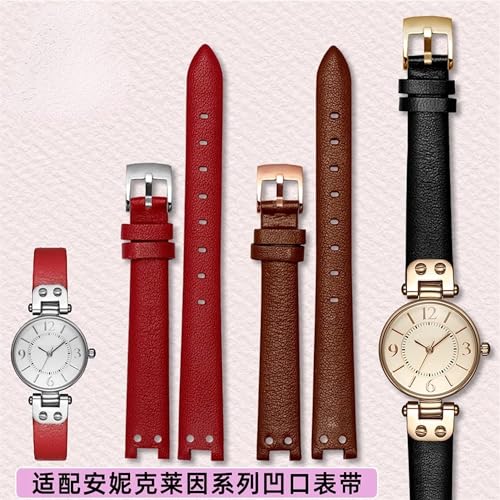 Genuine Leather for AK Girl Simple Elegant Belt Small Dial Retro Watch strap4