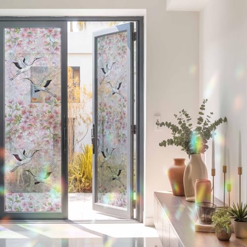 Película Decorativa Ventana Estática Efecto Arcoíris miniatura 3