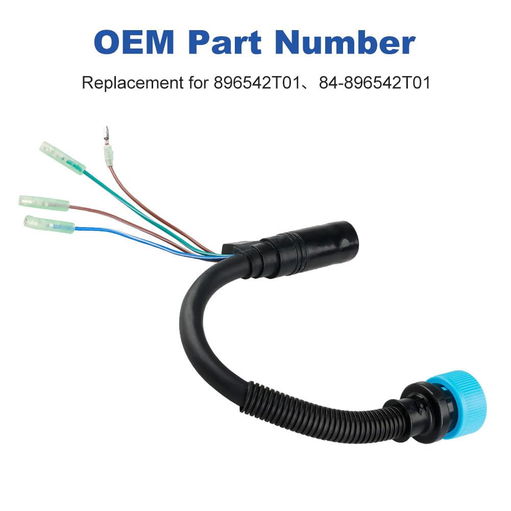 Ignition Wire Adapter Harness Assembly Compatible with Mercury Mariner Quicksilver Mercruiser Outboard Engine Replacement for 84-896542T01
