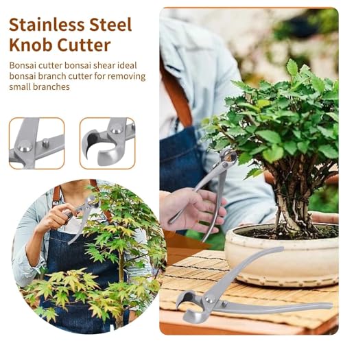 Herramienta Bonsai Tijeras Concavas 180 mm HERCHR miniatura 2