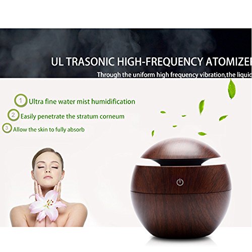 Difusor Aromatizador Umidificador Óleo Essencia 7 Cores Led