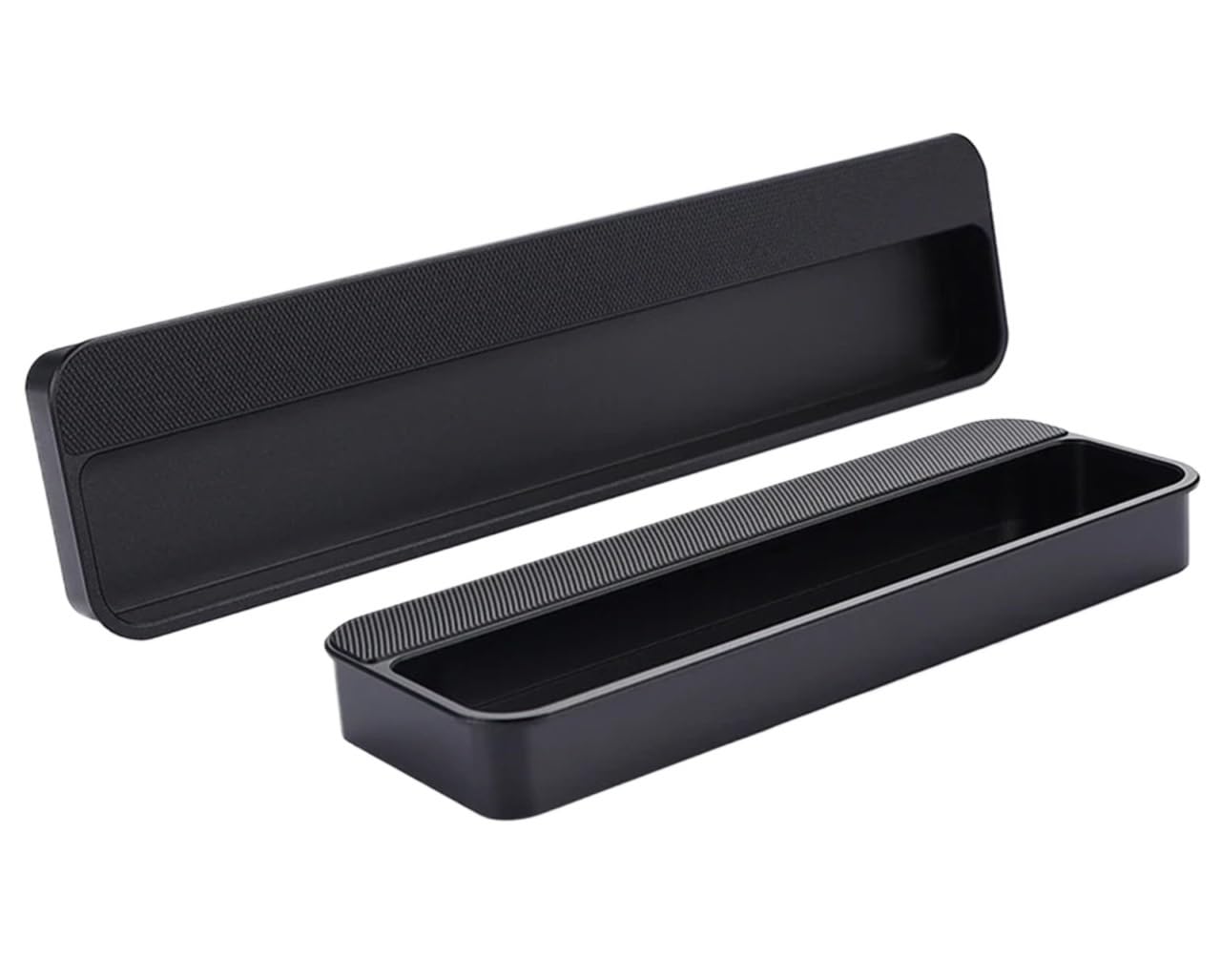 EKalgretrA Recessed Sliding Handles Handle Embedded Invisible Wardrobe Black Slotted Drawer Sliding Door Dark Cabinet Universal(1M Black)