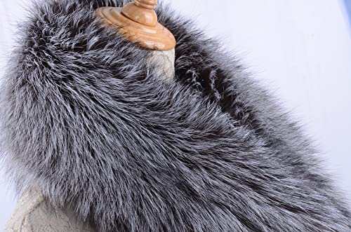 Amazon.co.jp: 限定 シルバーフォックスファー マフラー 原色