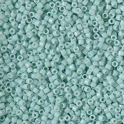 Miyuki Delica 11/0 Cylinder Seed Beads - Dura Opaque Dyed Pale Turquoise - DB2356 5 Grams