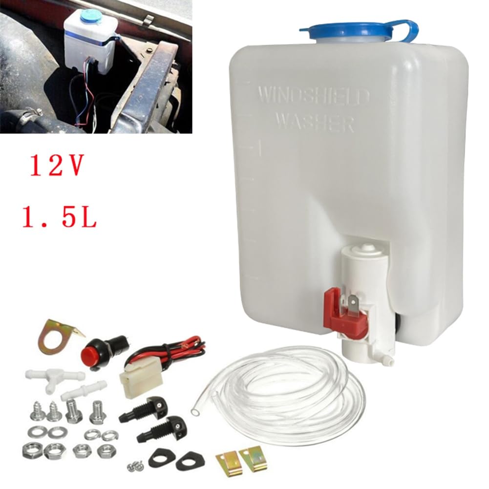 Bouteille de lave-glace universelle 12 V 1,5 l