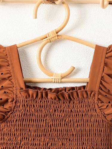 VARMILO Girls Dress Casual Tutu Adjustable Waist Princess Party Dress for Everyday Play, Birthday and School Events3