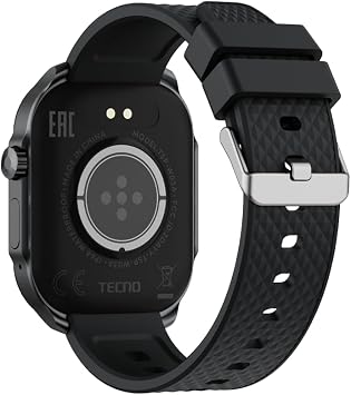 Tecno Watch 3 Active Sesli Görüşme Akıllı Saat Siyah (Tecno Türkiye Garantili)
