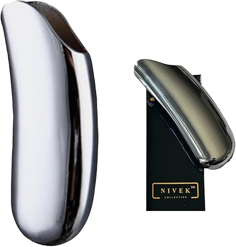 NIVEK Funda para encendedor de metal de alta calidad, funda de lujo para caballeros, compatible con BIC Lighter Full J6, tamaño estándar, color