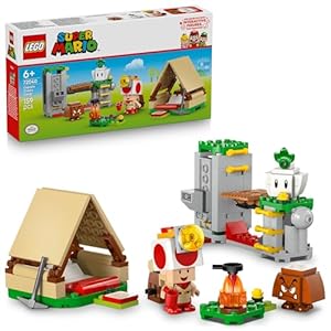 Amazon.co.jp - レゴ® スーパーマリオ キノピオ隊長のキャンプ 72040