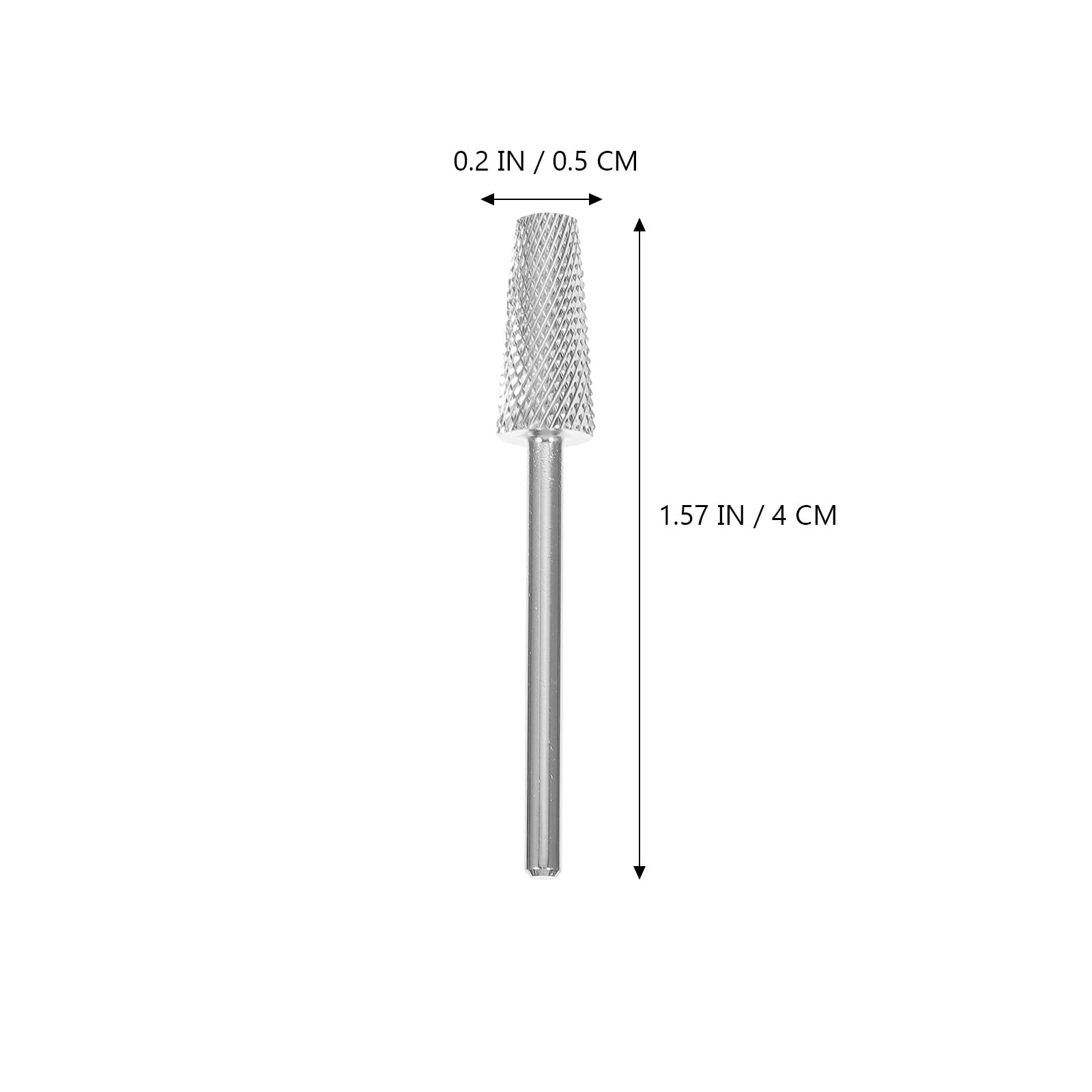 minkissy 3pcs Nail Polisher Nail Drill Head Nail Drill Bit Nail Gel Nail Tools Cuticola Drill Bits Nail Smaltatura Drill Machine Manicure Testa di rettifica Grandi forniture per unghie
