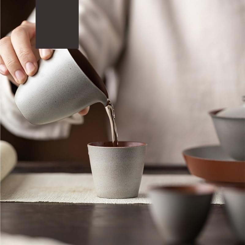 Filiżanki Matcha Kamionka Prosta filiżanka do herbaty Kubek do herbaty Pojedynczy kubek domowy Kung Fu Zestaw do herbaty Osobisty kubek ceramiczny Mały kubek do herbaty Zestaw do herbaty Kubek