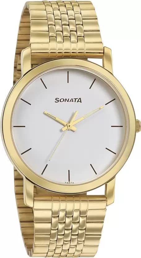 Sonata Quartz Analog White Dial Watch for Men-NS99701YM01 (B0BS3MM4F9) Amazon Price History, Amazon Price Tracker